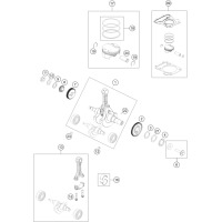 CRANKSHAFT, PISTON