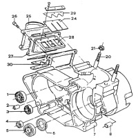 MOTORGEHAEUSE LINKS / EINLASS