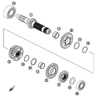 GETRIEBE I - ANTRIEBSWELLE