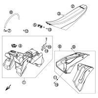 TANK / SITZBANK / VERKLEIDUNG