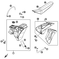 TANK / SITZBANK / VERKLEIDUNG