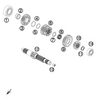 GETRIEBE I - ANTRIEBSWELLE