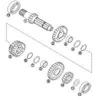 GETRIEBE I 6-GANG 250 EXC