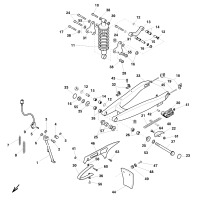 HINTERRADSCHWINGE / STOSSDAEMPFER