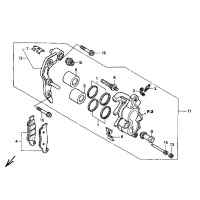 BREMSSATTEL VORDERRAD