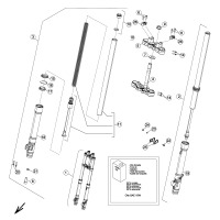 VORDERRADGABEL RAHMENNUMMER ZD3C20002B0400186-ZD3C20002B0400220