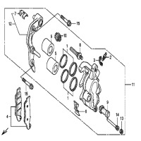 BREMSSATTEL VORDERRAD