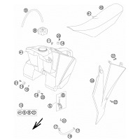 TANK/ SITZBANK/ VERKLEIDUNG