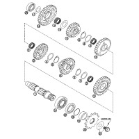 GETRIEBE II 6-GANG 250 EXC