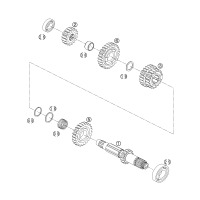 GETRIEBE I - ANTRIEBSWELLE 6-GANG