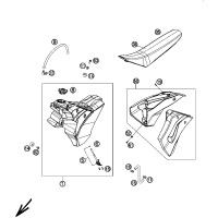 TANK / SITZBANK / VERKLEIDUNG