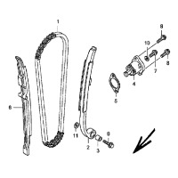 NOCKENWELLENKETTE / SPANNVORRICHTUNG