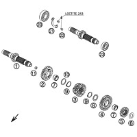 GETRIEBE I - ANTRIEBSWELLE