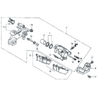 BREMSSATTEL HINTERRAD
