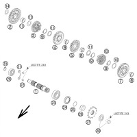 GETRIEBE II - ABTRIEBSWELLE