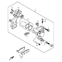  BREMSSATTEL HINTEN