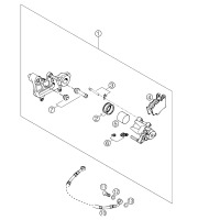 BREMSZANGE HINTEN 660 SMS 
