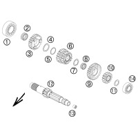 GETRIEBE I - ANTRIEBSWELLE