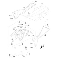 TANK/ SITZBANK/ VERKLEIDUNG