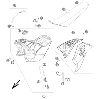 TANK/ SITZBANK/ VERKLEIDUNG
