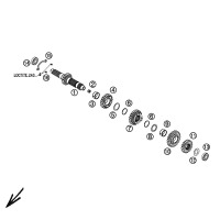 GETRIEBE I - ANTRIEBSWELLE