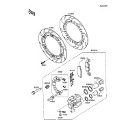 VORDERRADBREMSE(ZX600C-000001-003201)