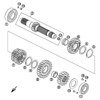 GETRIEBE I / ANTRIEBSWELLE