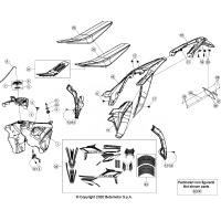 VERKLEIDUNG/SITZBANK/TANK