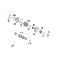 GETRIEBE I - ANTRIEBSWELLE