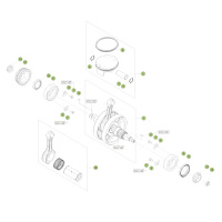 KURBELWELLE - KOLBEN - AUSGLEICHSWELLE 2