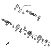 GETRIEBE I - ANTRIEBSWELLE