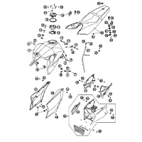 KRAFTSTOFFTANK / SITZBANK / ABDECKUNG 