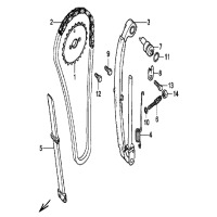 NOCKENWELLENKETTE / SPANNVORRICHTUNG