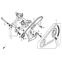 HINTERRADSCHWINGE / KETTENSCHUTZ