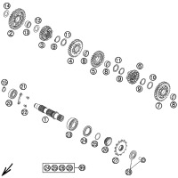GETRIEBE II - ABTRIEBSWELLE