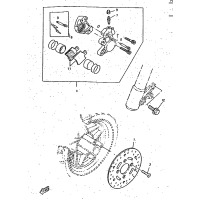 VORDERRAD BREMSSATTEL