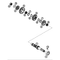 GETRIEBE I - ANTRIEBSWELLE