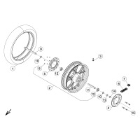 HINTERRAD AB RAHMENNUMMER ZD3C20002C0500736