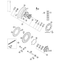 HINTERRAD GEDAEMPFT LC4 SUPERMOTO 
