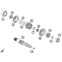 GETRIEBE I - ANTRIEBSWELLE