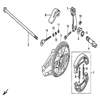 BREMSSATTEL HINTERRAD