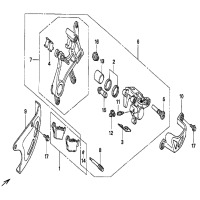 BREMSSATTEL HINTERRAD