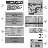 TECHNIC INFORMATION STICKER