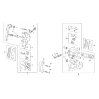 BREMSSATTEL VORNE / HINTEN