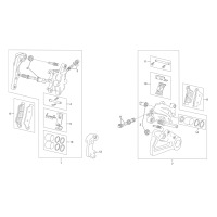BREMSSATTEL VORNE / HINTEN