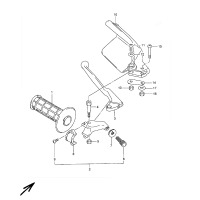GRIFF LINK / KUPPLUNGSHEBEL / HANDSCHUTZ