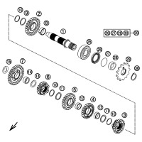 GETRIEBE II - ABTRIEBSWELLE