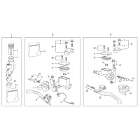 HAUPTBREMSZYLINDER VORNE / BREMSSATTEL HINTEN