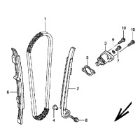NOCKENWELLENKETTE / SPANNVORRICHTUNG
