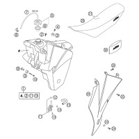 KRAFTSTOFFTANK / SITZBANK  / SPOILER